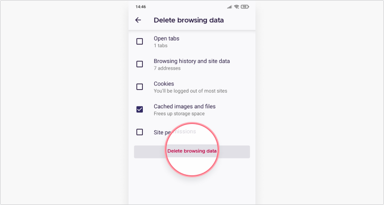 Clear Cache on Mozilla